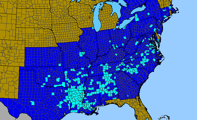 The range of Geranium dissectum